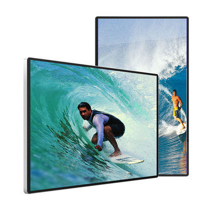 bordo di pubblicità LCD 450cd/M2 per il negozio angolo di visione di 89 gradi 64G massimo