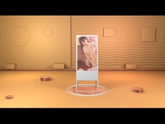 Esposizione di pubblicità LCD