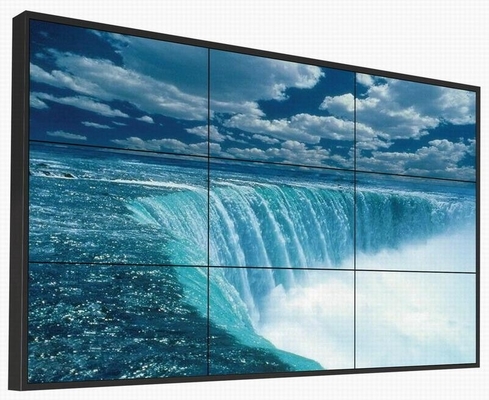 Visualizzazione della parete dell'affissione a cristalli liquidi dell'incastonatura dello schermo ultra stretto 4K di pubblicità video